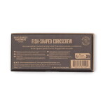 GENTLEMEN'S HARDWARE Kapesní otvírák na lahve Fish Shaped – 3v1, hnědá barva, kov