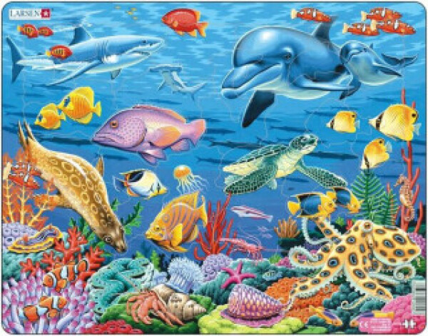 Puzzle MAXI Korálový útes/35 dílků