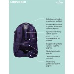 Školní batoh Walker Campus Neo - Purple Frequency