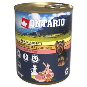 Ontario Konzerva jehněčí s bylinkami paté 800g (214-21164)