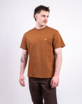 Tričko Carhartt WIP S/S Chase T-Shirt Hamilton Brown/Gold