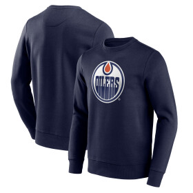 Fanatics Pánská Mikina Edmonton Oilers Primary Logo Graphic Crew Sweatshirt VALUE Velikost: