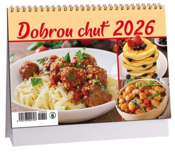 Stolní kalendář ARIA 2026 - Dobrou chuť, 14denní