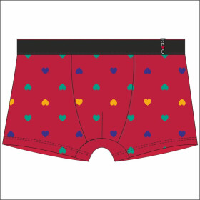 PÁNSKÉ BOXERKY VALENTINE MIX XL