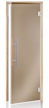 Dveře do sauny "A" Lux 9x21 Bronze 890x2090 mm olše CA921BRALLL