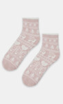 Noviti Sb091 Vánoční ponožky 36-41 pudrově růžová 36-41