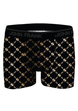 Pánské boxerky John Frank JFBDMET101-CHAIN GOLD