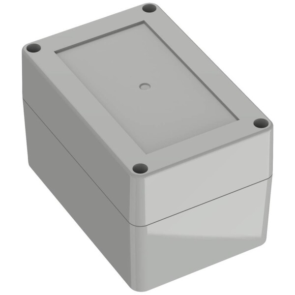 TRU COMPONENTS TC-10860636 univerzální pouzdro 120 x 80 x 75.20 ABS světle šedá 1 ks