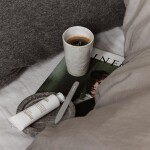 Meraki Skleněný pilník na nehty se špičkou Grey, šedá barva, sklo