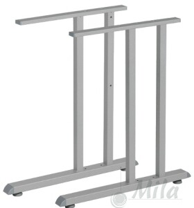 Mila Design Stolová podnož ST201E :: stříbrná (217647)
