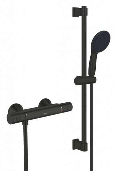 GROHE - QuickFix Precision Start Sprchový set s termostatem, matná černá 345972431