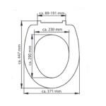 Eisl - Duroplastové sedátko se zpomalovacím mechanismem SOFT-CLOSE Černé 82410