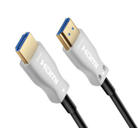 PremiumCord optický fiber HDMI + Ethernet 4K@60Hz 5m / M-M / zlacené konektory (kphdm2x05)