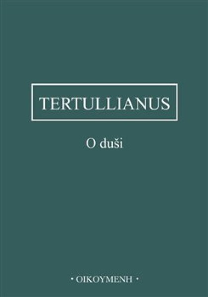 O duši - Tertullianus