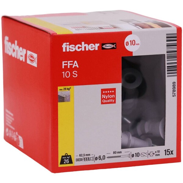 Fischer 578989 kotva do pórobetonu 62 mm 15 ks