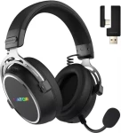 Hator Hypergang 3 ESH55 černá / Herní bezdrátová sluchátka / Hi-Res / ANC / BT 5.4 / USB (ESH55)