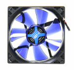 Noiseblocker BlackSilent Fan XE2 modrá / 92mm / 21 dB @ 1800 RPM / 38.25 CFM / 3-pin (ITR-XE-2)