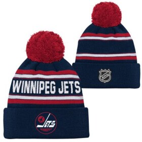 Outerstuff Dětská zimní čepice Winnipeg Jets NHL 3Rd Jersey Jacquard Cuff Pom
