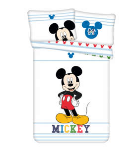 Jerry Fabrics povlečení do postýlky Mickey Colors baby 135x100 cm