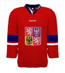 Nový dres české hokejové reprezentace 2023/2024 CCM Fandres replica červený Velikost: