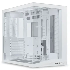 Lian Li O11 Dynamic Mini V2 bílá / PC skříň / ATX / Bez zdroje / 2x USB-A 3.0 + 1x USB-C 3.1 / průhledná bočnice (O11DMIV2W)