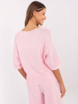 Jumper MI SW 2101.06 světle růžový jedna velikost