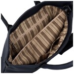 Trendy dámská koženková kabelka na rameno Ceyla, tmavě modrá