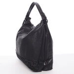 Hladká dámská kabelka Estela, černá