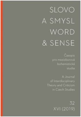 Slovo a smysl 32/ Word & Sense 32