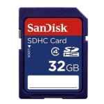 SanDisk SDHC 32GB / Class 4 / čtení/zápis 4.5/7 MB/s / vhodné pro HD (SDSDB-032G-B35)