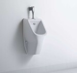 DURAVIT - D-Code Pisoár, horní přívod vody, Rimless, bílá 0828300000