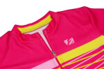 Dětský dres ETAPE LUCKY, růžová/limeta (velikost 152/158)