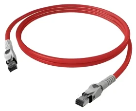 Easylan VarioBoot Cat6A S/FTP červená / Patch kabel / 2 m