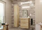 Mereo Vigo, koupelnová skříňka vysoká 170 cm, dub Riviera CN331N
