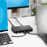 StarTech USB-C KVM přepínač / KVM přepínač / 4K 60Hz / USB-C / 100W PD Pass-Through (C2-H46-UC2-PD-KVM)
