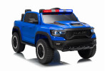 Mamido Elektrické autíčko Dodge Ram modré s majáky 4x4 | 12V10Ah