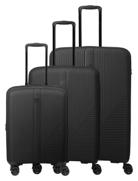 Travelite Air Stripe S exp, M exp, L Black S: 40/47 l / M: 75/86 l / L: 104 L TRAVELITE-7000342-01