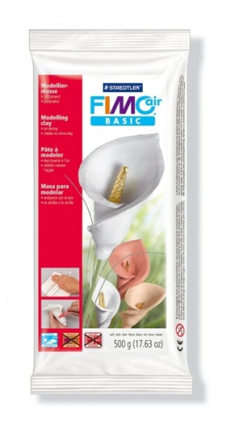 Staedtler Samotvrdnoucí hmota Fimo Basic Air 500g bílá