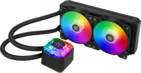 SilverStone IceGem 240P ARGB / 2x 120mm / 36.6 dB @ 2200 RPM / Intel AMD (SST-IG240P-ARGB)