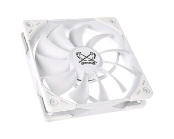 SCYTHE Kaze Flex 120 White PWM / 120 mm / 24.9 dB @ 1200 RPM / PWM (KF1225FD12W-P)