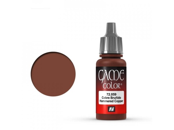 Vallejo Game Color 72059 Hammered Copper 18 ml