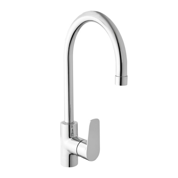 Dřezová baterie SAT Project s otočným ramínkem chrom SATBSPRO280 SATBSPRO280