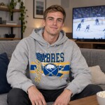 New Era Pánská mikina Buffalo Sabres NHL Sport Classics Oversized Hoodie Velikost: XL