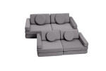SHAPPY Dětská rozkládací pěnová pohovka SHAPPY PLAY mini Barva: Soft Beige