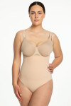 Dámské body 419 Seamless Open Béžová - Julimex béžová 2XL