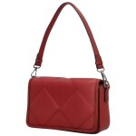 Módní dámská koženková kabelka na rameno Vanya, červená