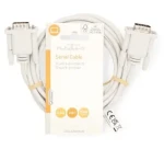Nedis sériový kabel D-SUB9(M)-D-SUB9(M) slonová kost / Sériový kabel / RS-232 / 2 m (CCGL52000IV20)