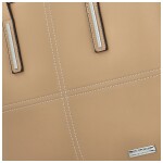 Moderní dámská kabelka na rameno Delami Glimmer, béžová