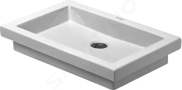 DURAVIT - 2nd floor Umyvadlo bez přepadu, 580x415 mm, bílá 0317580029