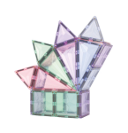 Mamido Cleverclixx Pastel Magnetická stavebnice Geo Pack 45 ks